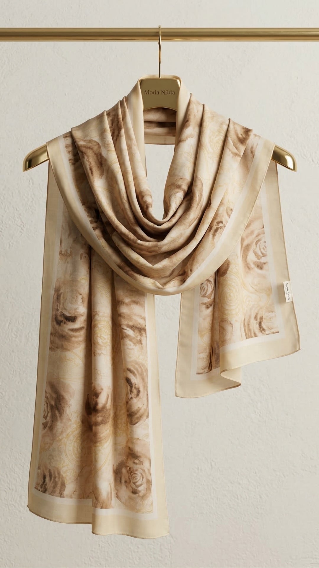 Rossa Desen Soft Şal Tereyağ Sarısı katlanmış kutu görünümü