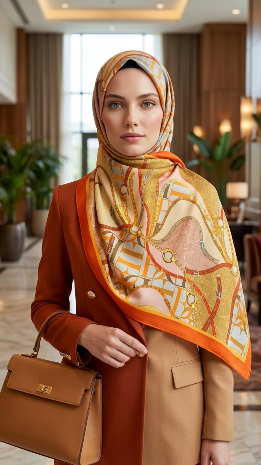 Celebrity Pietra Şal Turuncu – Enerjik Şıklık