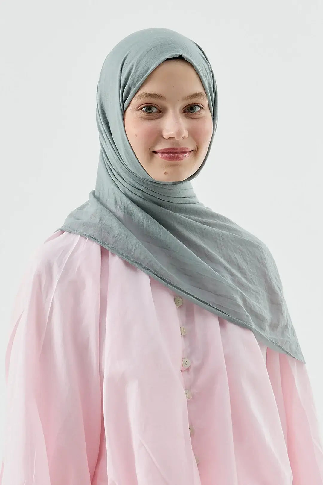 Aya Serisi Şal Mavi Gri önden görünüm