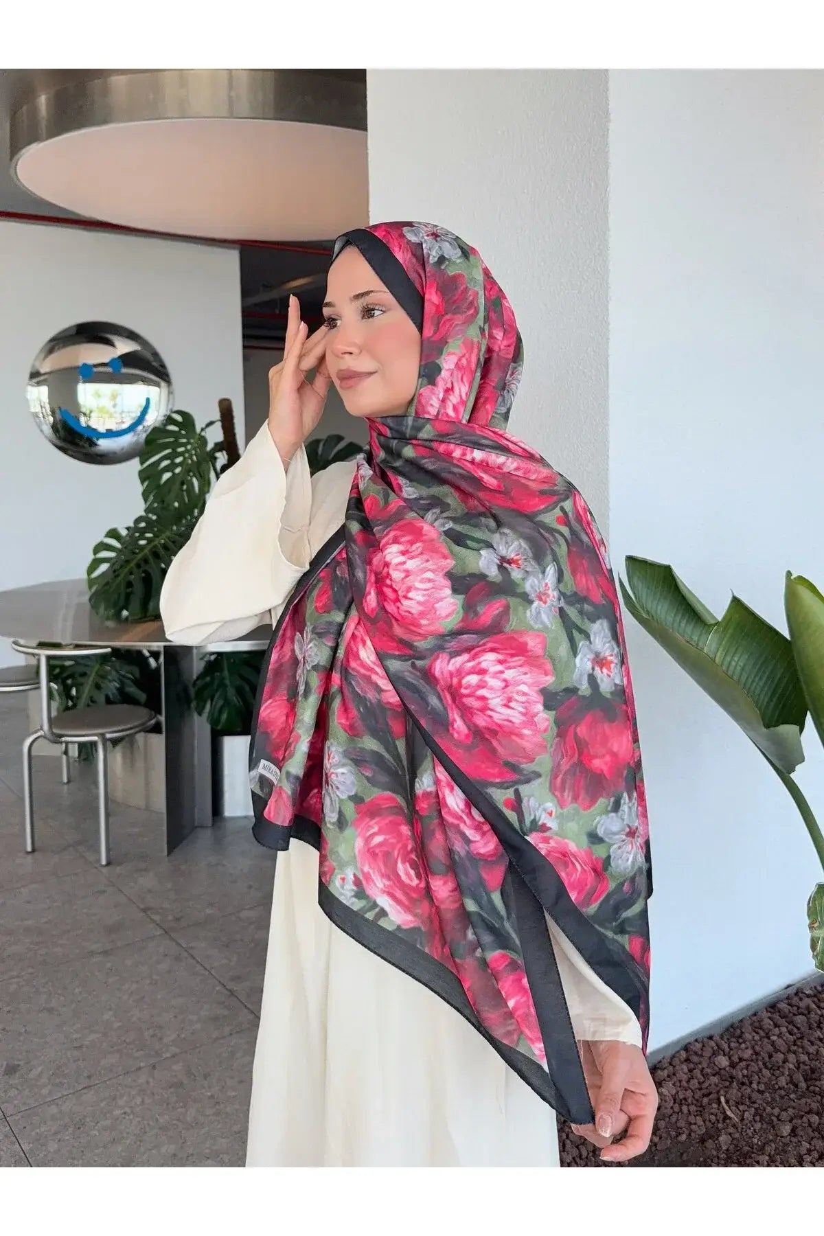 Desenli Pamuk Soft Şal kutulu gönderim hediye sunum detayı