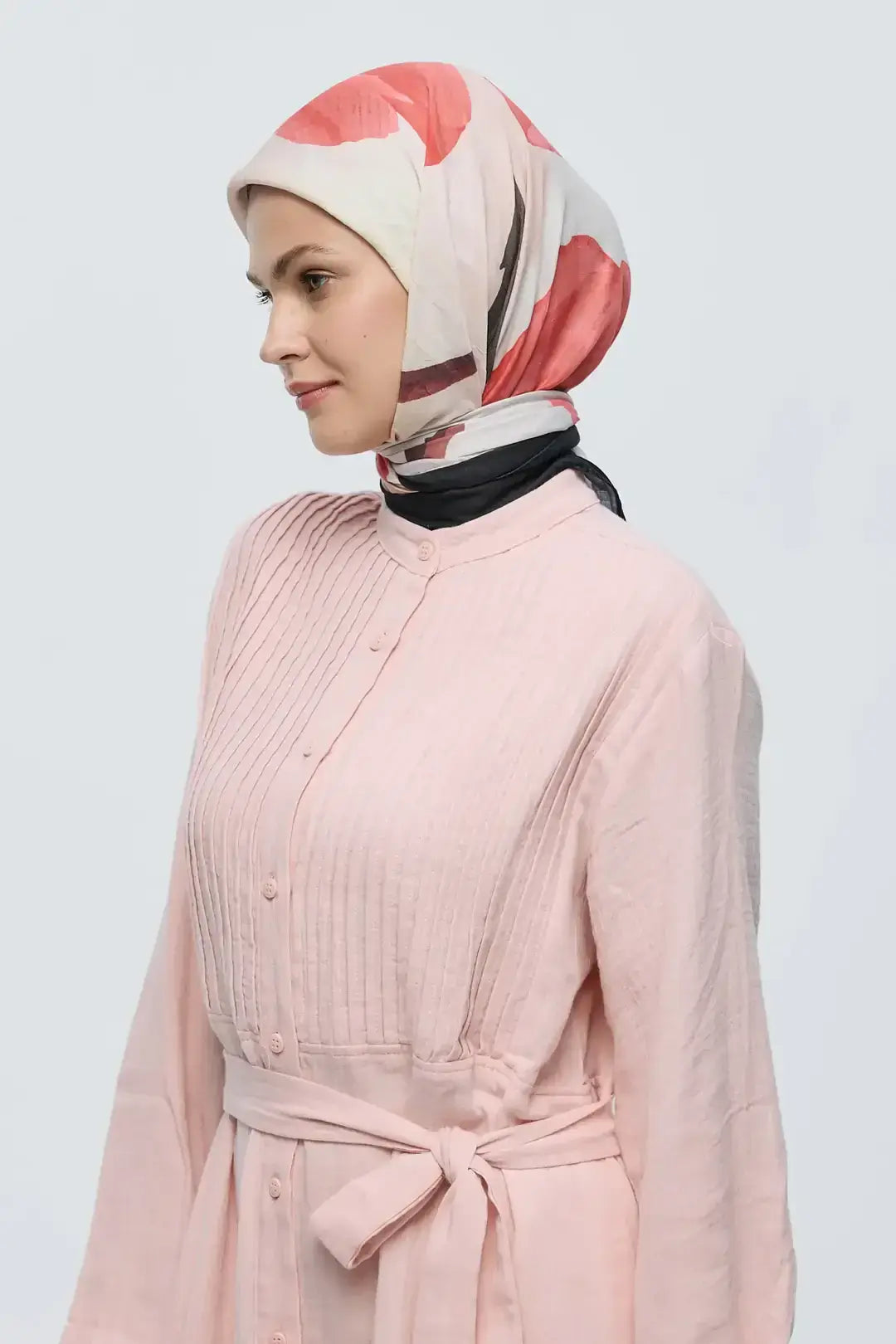 Bambu Eşarp Lavendi Desen yakın plan bambu doku Siyah Bej