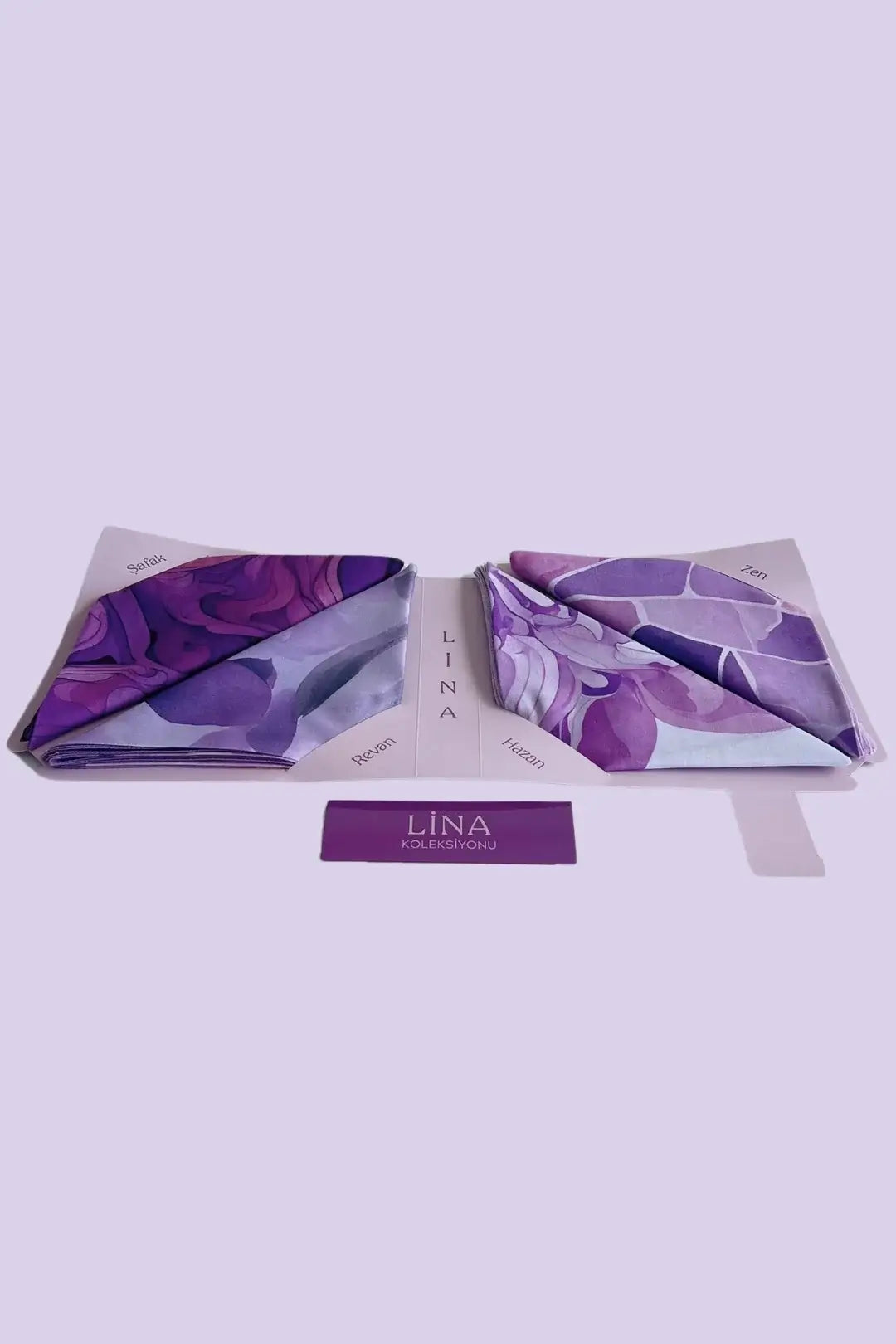 Narin çizgilerle tasarlanmış Lina Eşarp Koleksiyonu