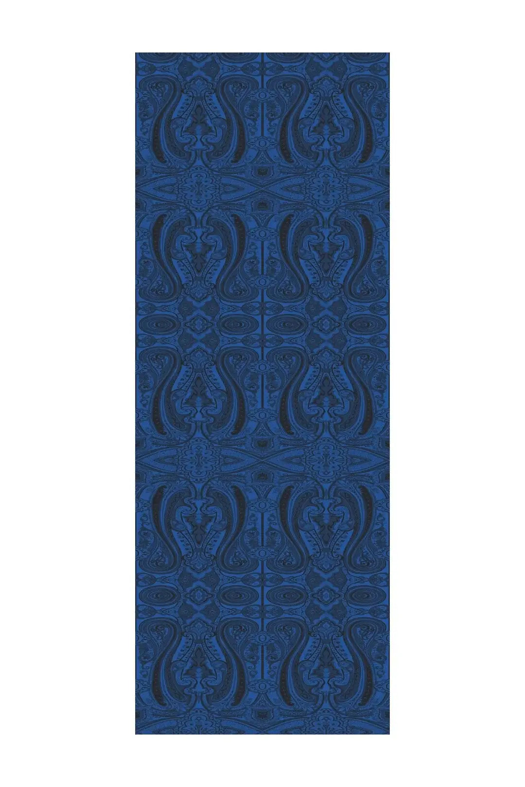 Çift renk tasarımıyla modern ve zarif bir tarz sunan siyah-indigo Shine Line şal