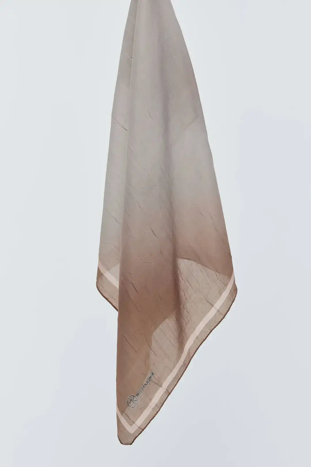 Bambu Eşarp kutulu gönderim sunumu Koyu Vizon