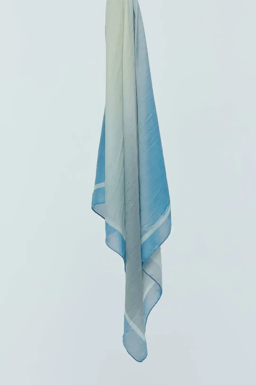 Mirora Desen Bambu Eşarp kombin örneği Su Yeşili tonlar