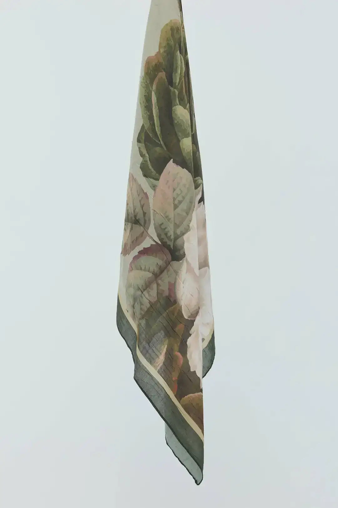 Bambu Eşarp kombin örneği Rosa Desen Haki