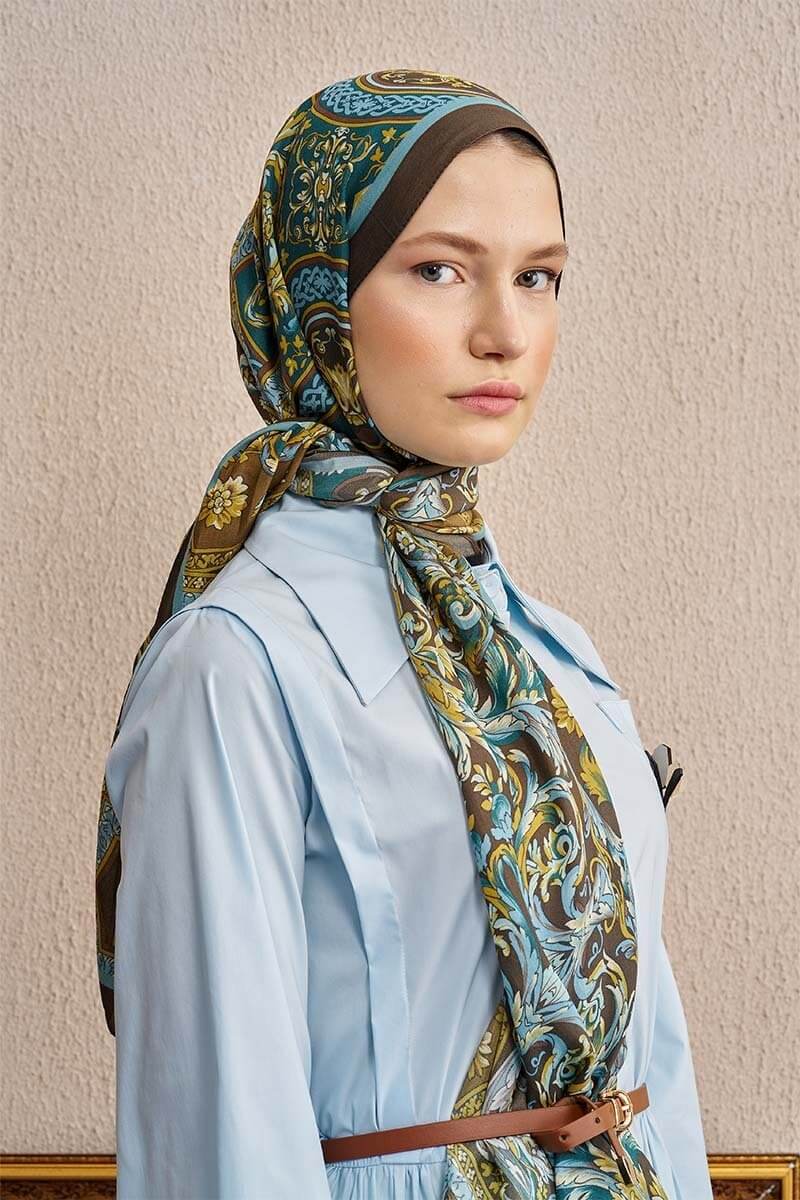 Celebrity Celestial Şal Camel günlük kombin için şık şal