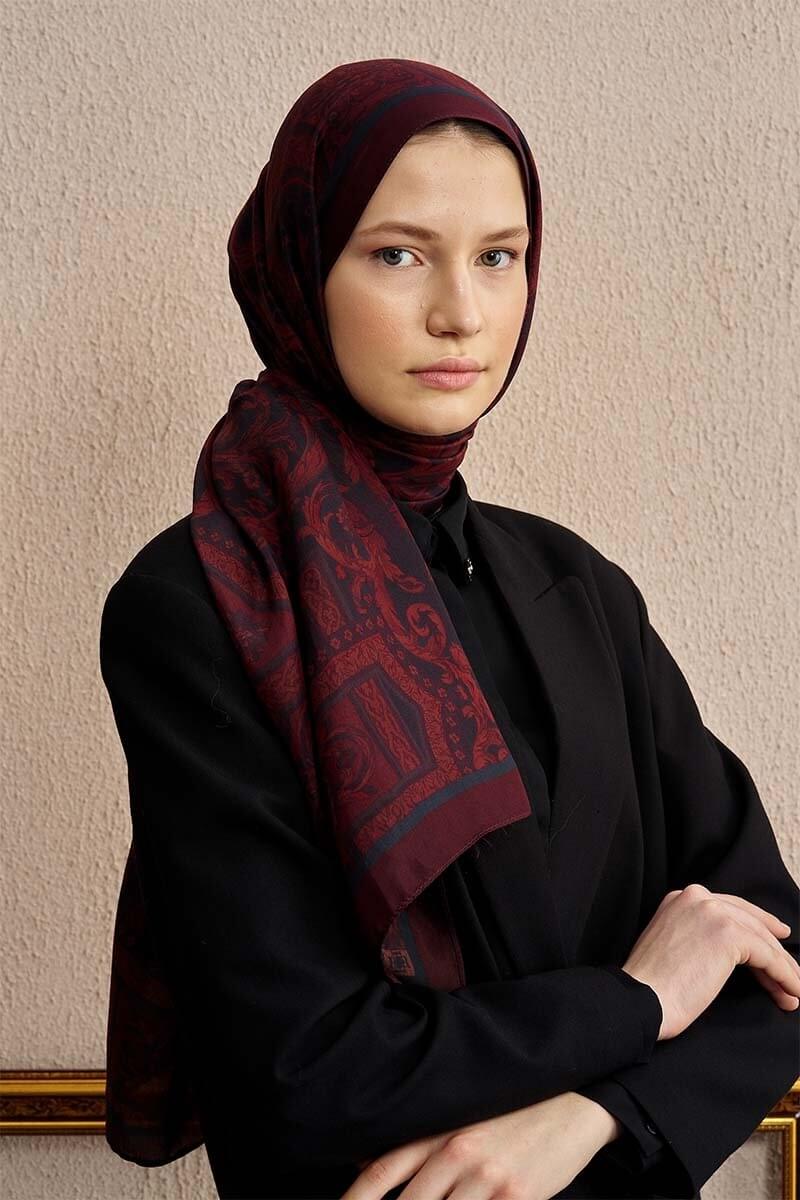 Celebrity Celestial Şal Kırmızı modern tasarımlı şal modeli