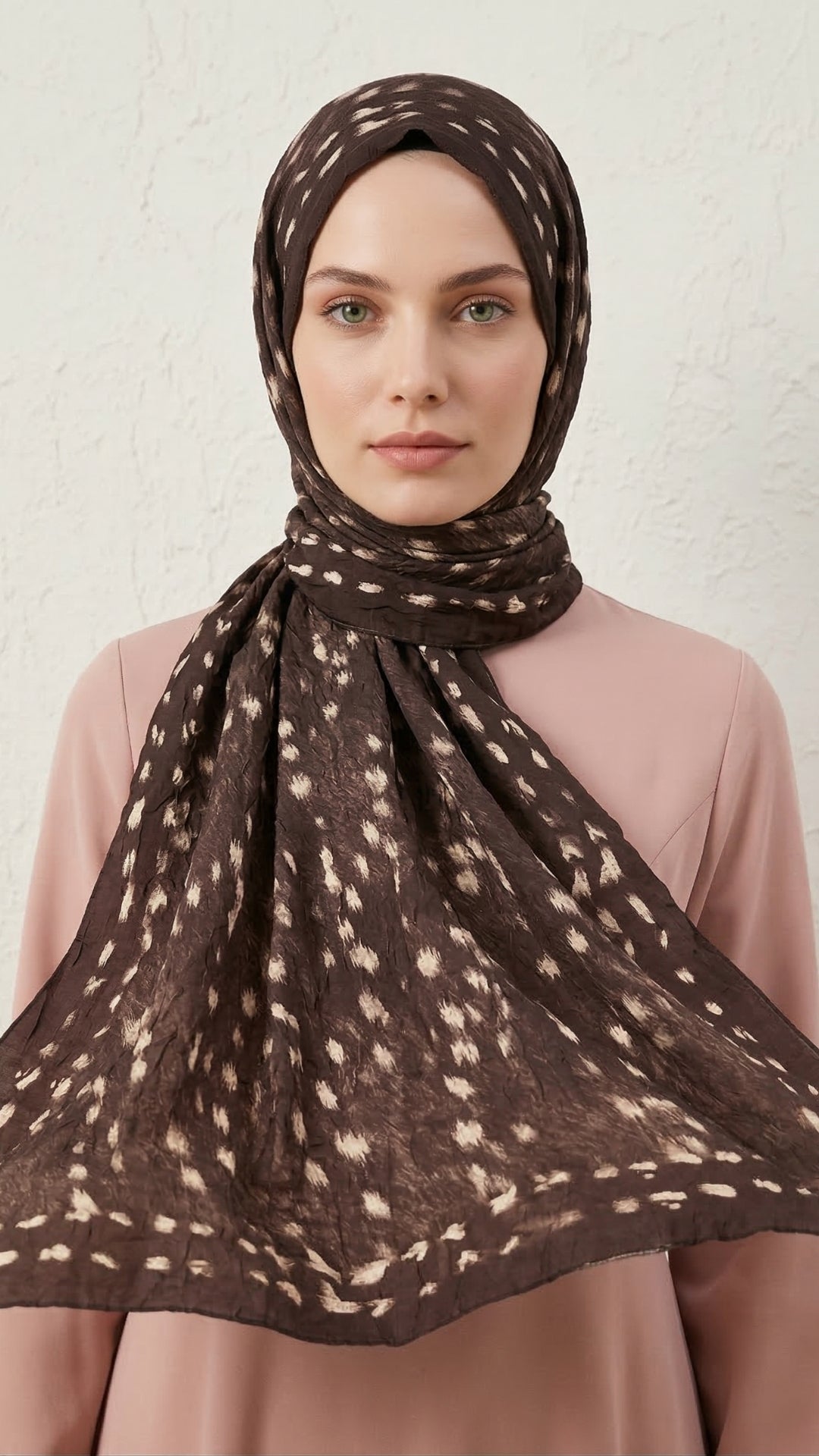 Bambi Kraş Şal Acı Kahve önden görünüm