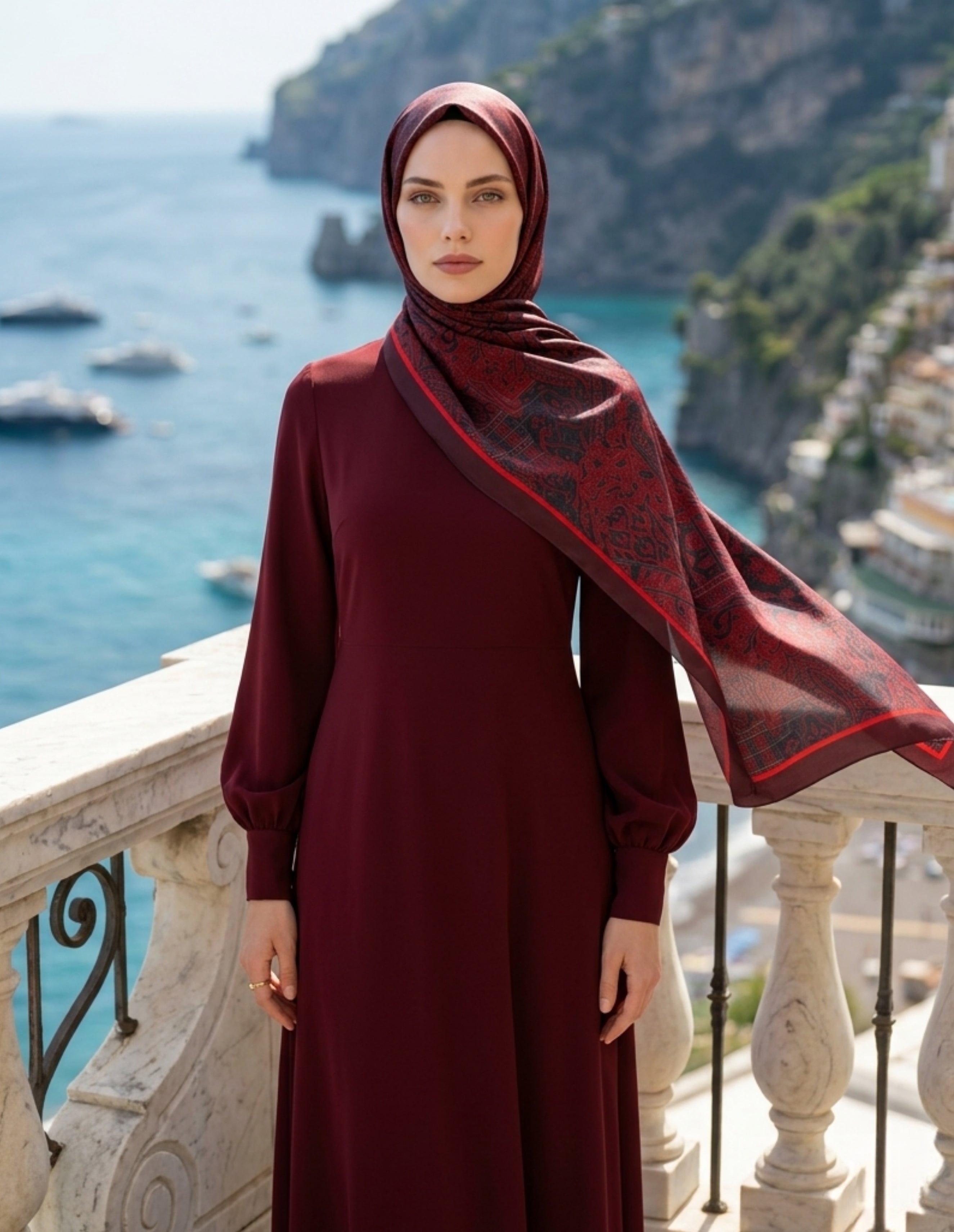 Iconic Collection Hasna - Bordo