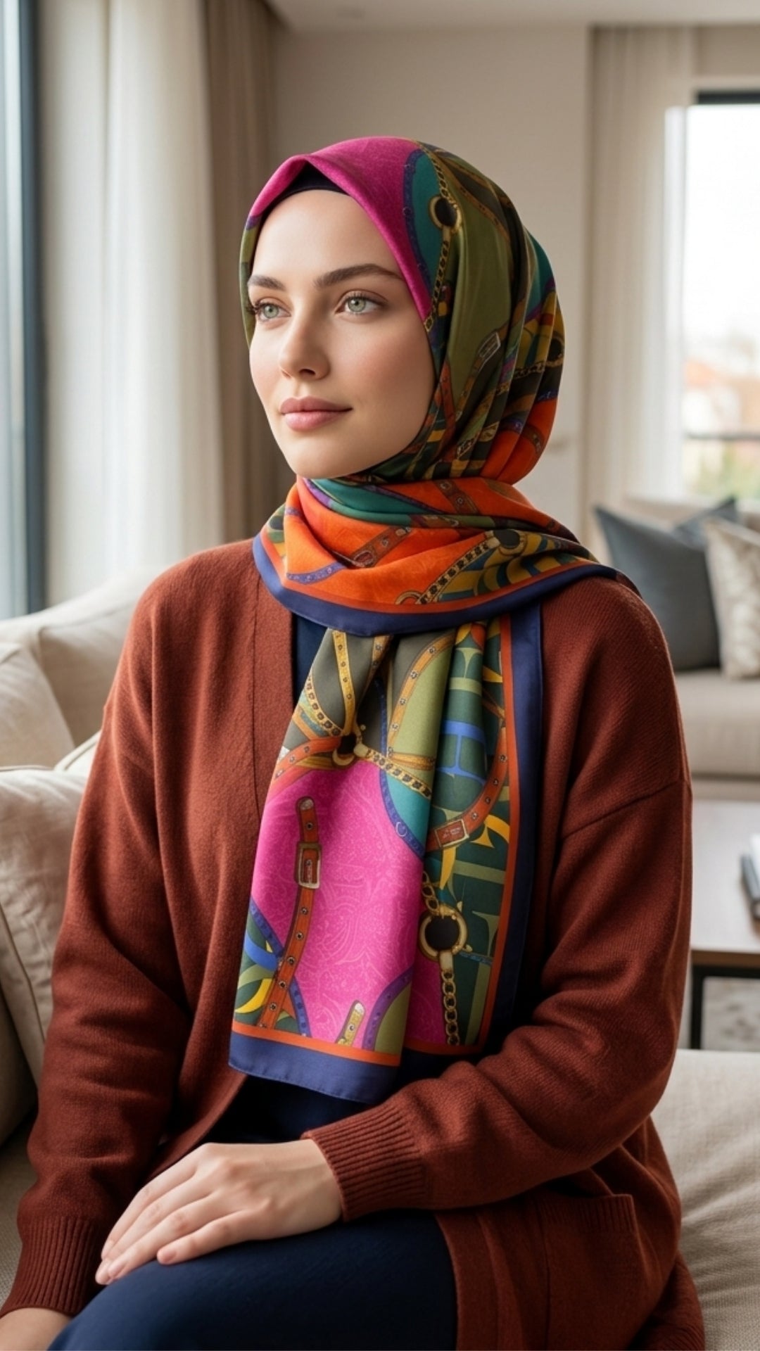 Celebrity Pietra Şal - Lacivert | Zarif ve Modern
