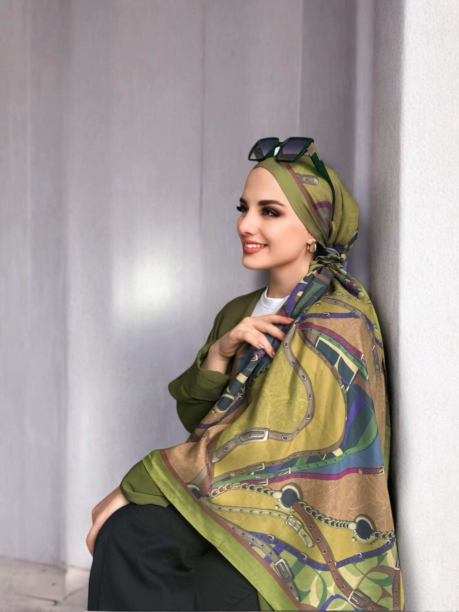 Celebrity Pietra Şal - Yeşil