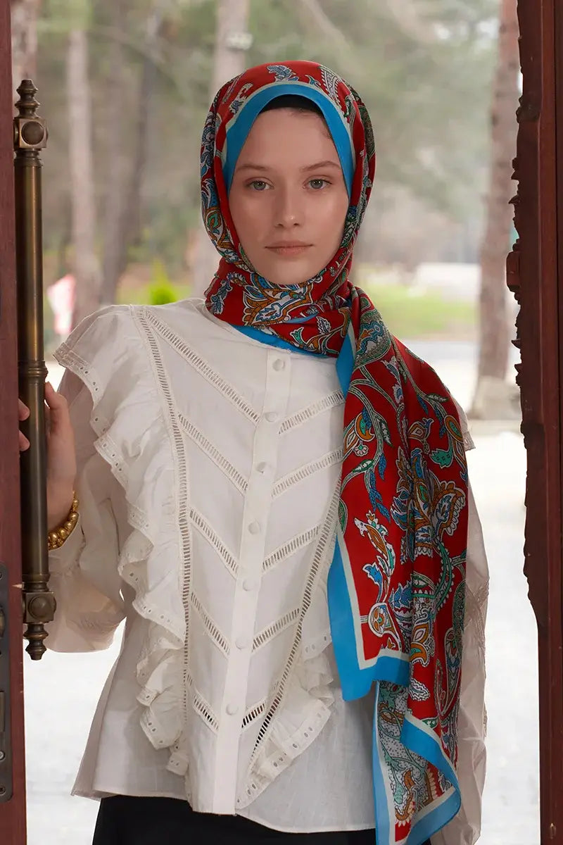 Heritage Alâ Şal - Kırmızı