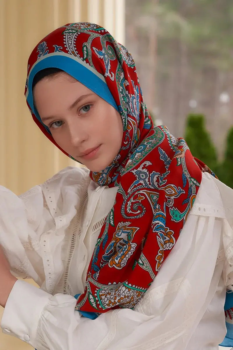 Heritage Alâ Şal - Kırmızı
