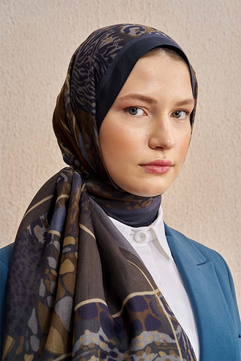 Celebrity Sable Şal - Lacivert