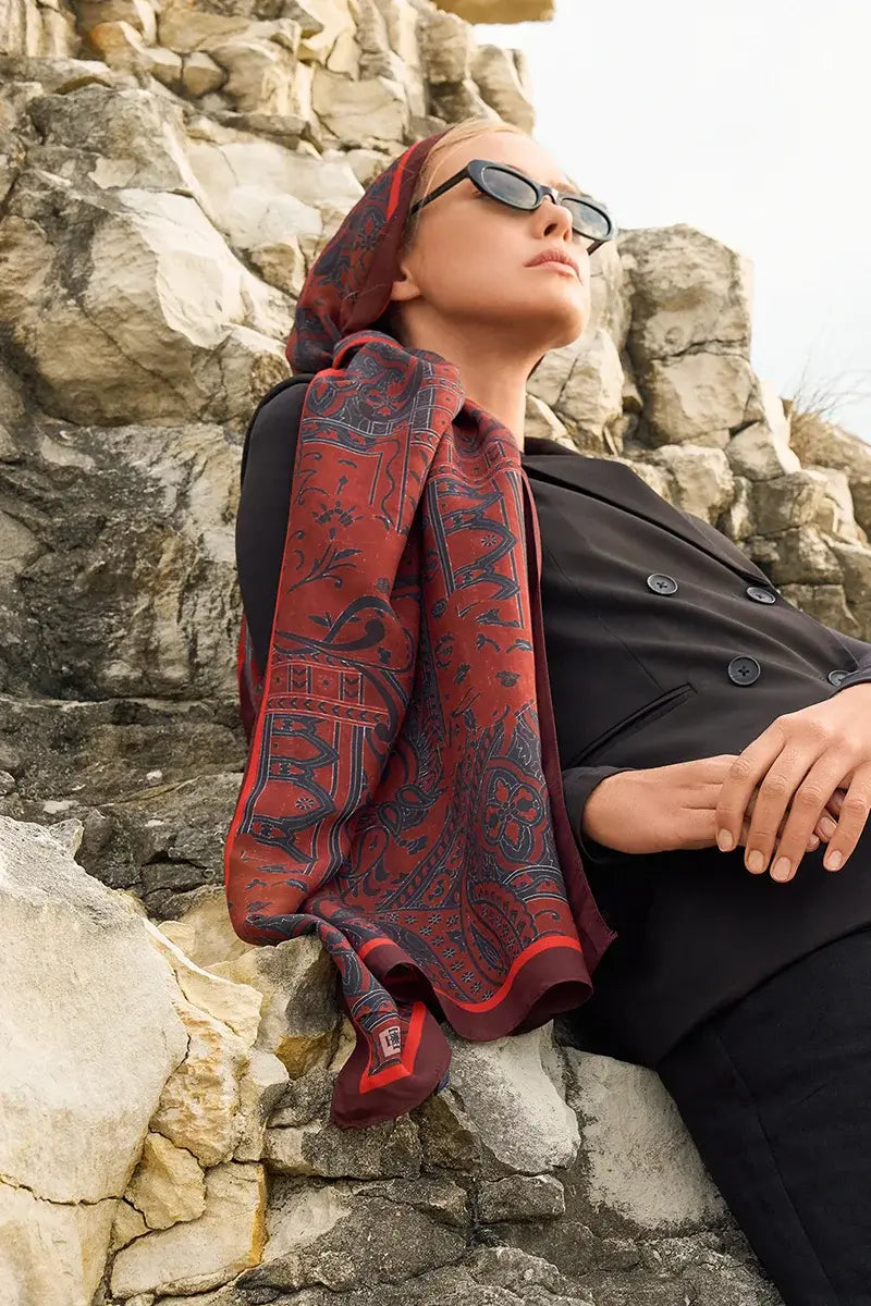 Iconic Collection Hasna - Bordo
