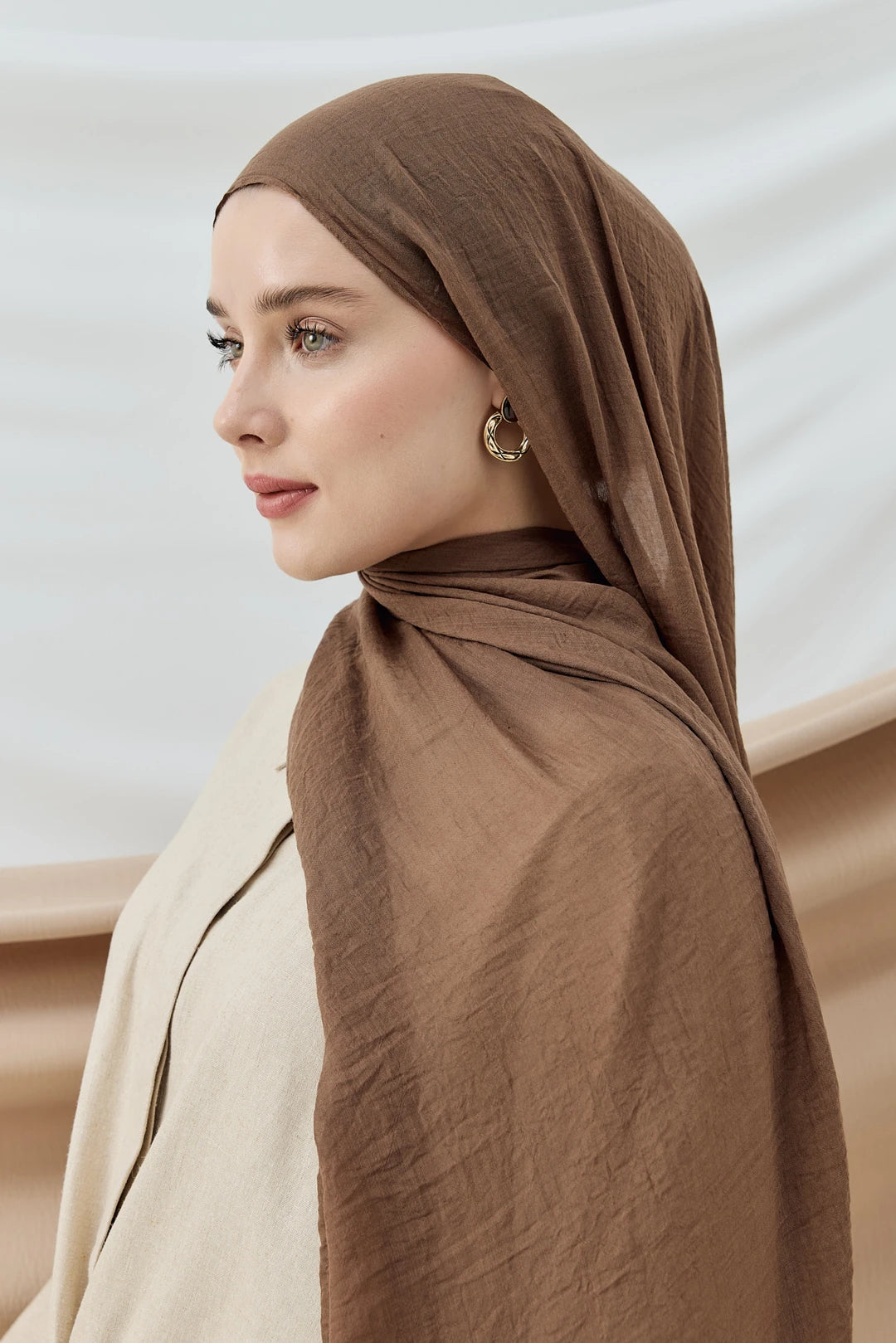 Aya Serisi Şal - Kahverengi