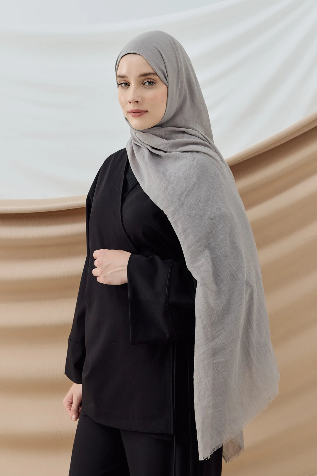 Aya Serisi Şal - Gri