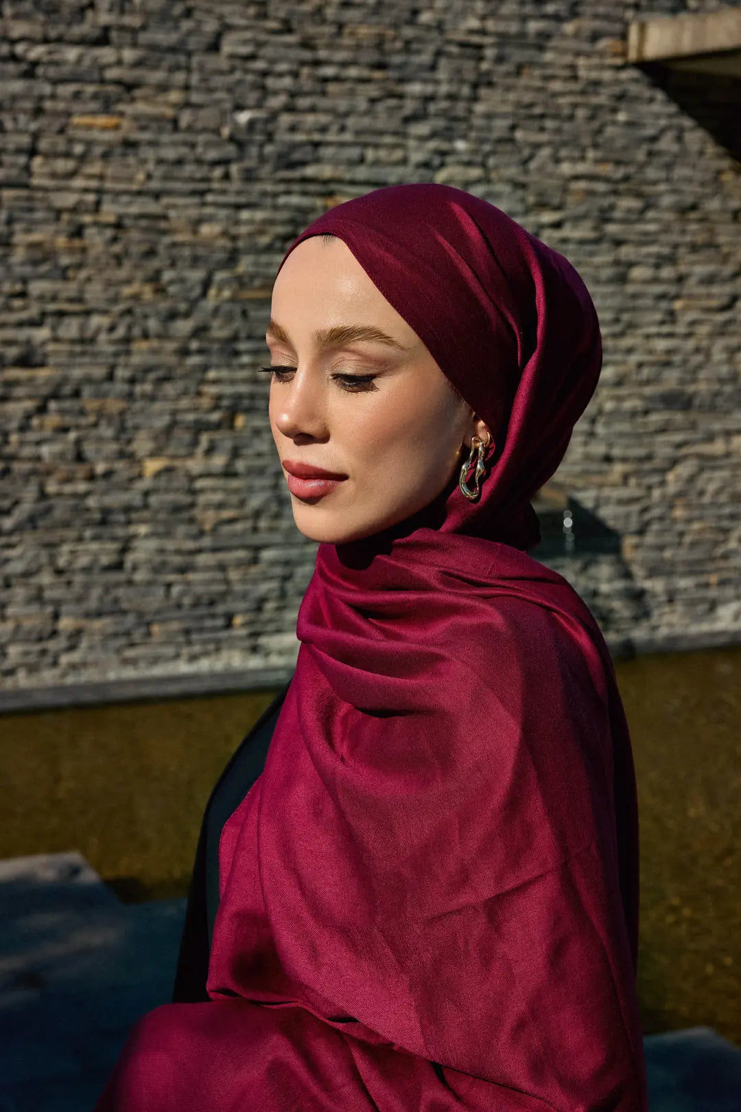 Modal Şal Serisi - Bordo