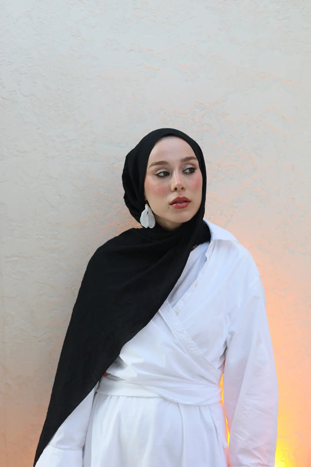 Neo Pamuk Şal - Siyah
