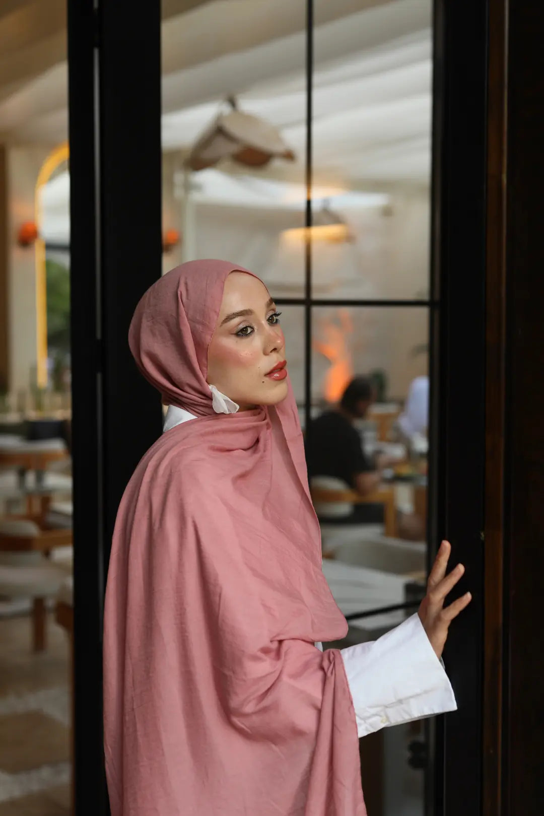 Neo Pamuk Şal - Pembe